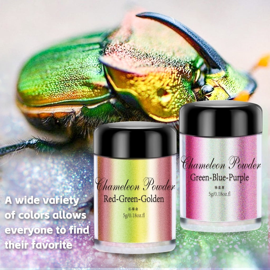 Aellinatey Multi Color Shifting Mica Powder Dye Saturated Chrome Pigment for Epoxy Resin