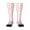 1 Black, variant on Rabbit Is And Carrots Pattern Women’s Knee High Crew Socks,Trouser Socks Comfortable, Breathable, Moisture-Wicking and Soft
