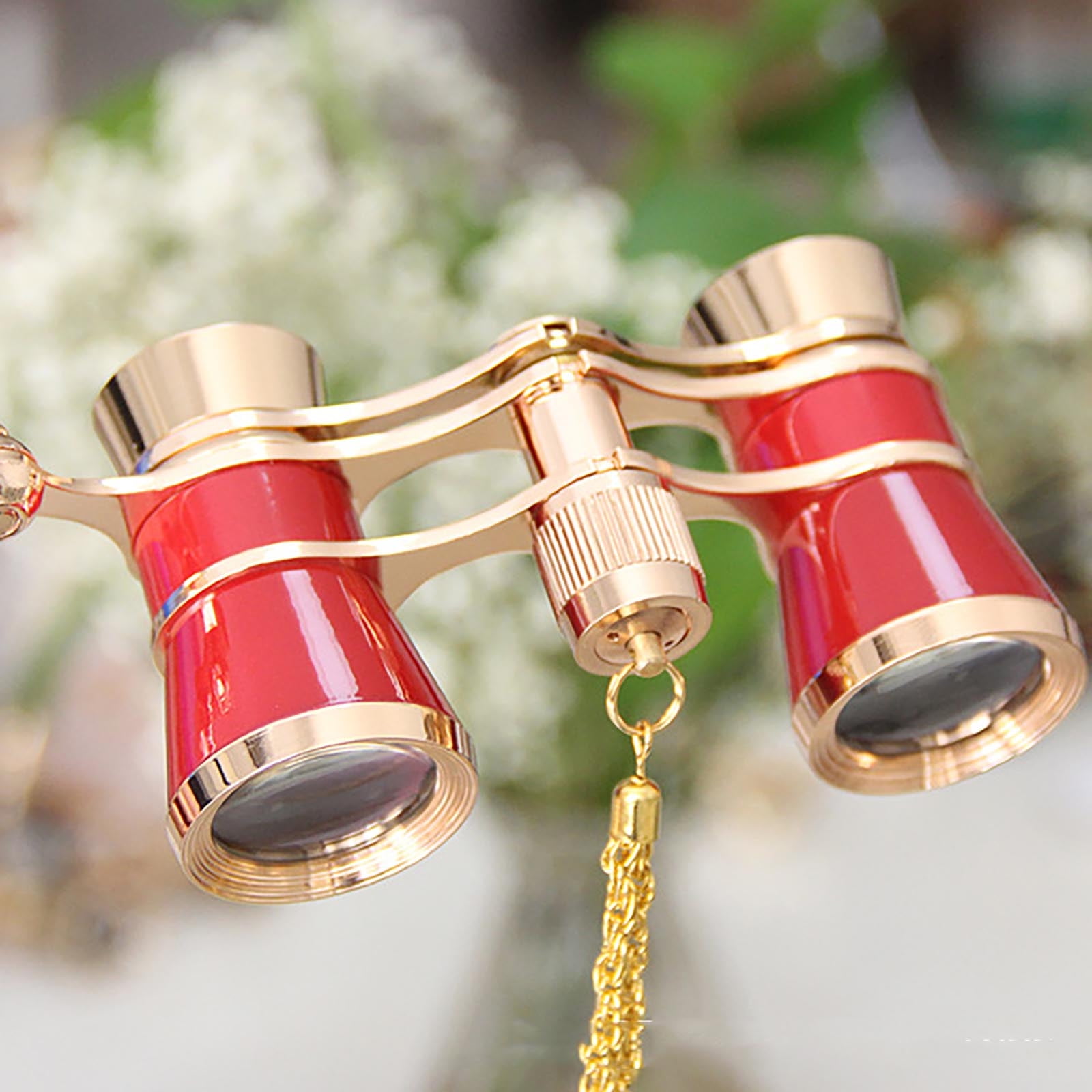 Generic Opera Glasses, Theater Binoculars with Foldable and Extendable Handle,Mini Binocular Compact Lightweight,Portable Theater Glasses for Adults Kids Women in Musical Concert