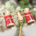 thumbnail image 3 of Opera Glasses 3x25 All Metal Binoculars with LED Light, Premium Theater Opera Ballet Concert Glasses for Adults(Red), 3 of 6