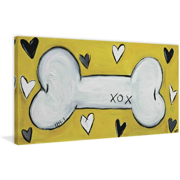 "Yellow Bone" by Tori Campisi Painting Print on Canvas