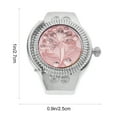 thumbnail image 3 of Montre Doigt Alliage de Zinc pour Femmes Usage Quotidien 1Ensemble 1.1x1in, 3 of 8