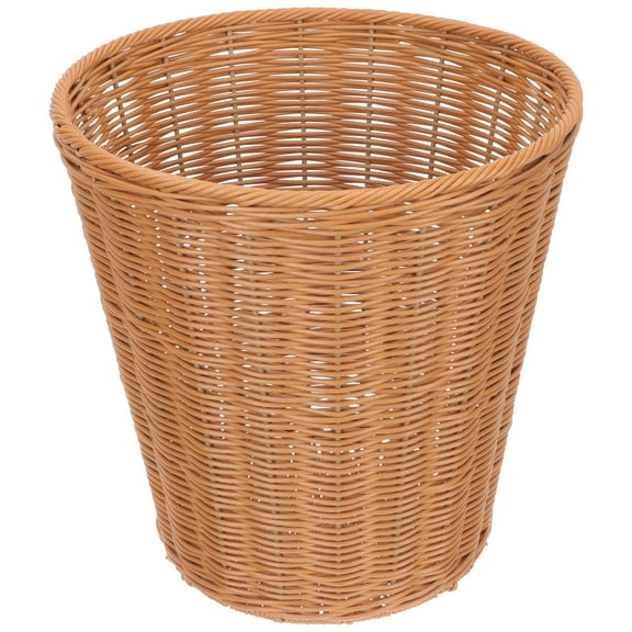 AURARMLET Round Handwoven Rattan Basket Set for Daily Use, Storage Organizer, Natural Wicker Home Decor