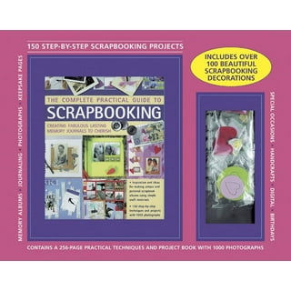 DIY Scrapbook Kit Vintage Scrapbooking Supplies Scrapbook Paper Journaling  Kit Perfect Gift for Teen Girl Kid Women 155PCS 