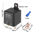 thumbnail image 2 of WM686 DC 12V Relay Battery Isolating Relay 12V / 120A Load for Car Trucks Car with Wiring Terminal,1 * Relay 1 set * Wiring Terminal,Black, 2 of 8