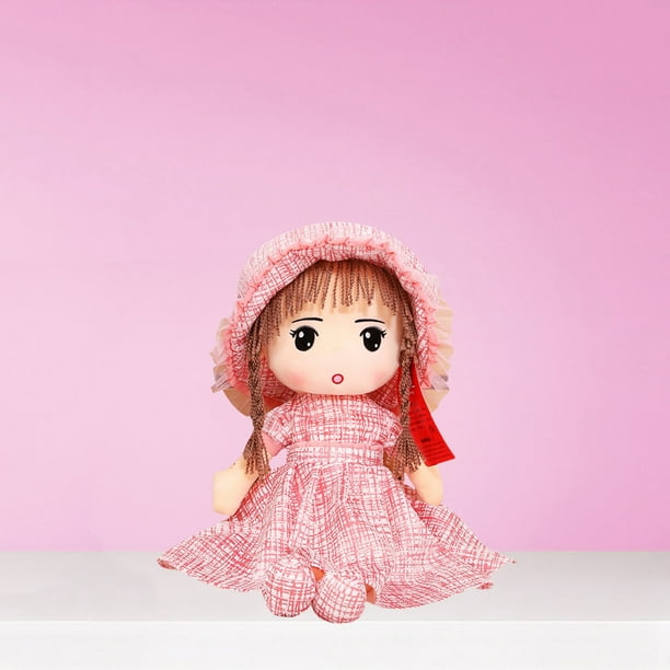 Boiiwant Plush Stuffed Rag Dolls for Girls Little Girls Companion