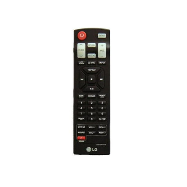LG Home Theater Sound Bar Speaker Remote Control