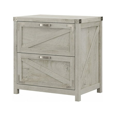 UPC: 0042976128890 | Bush Furniture Knoxville 2 Drawer Lateral File Cabinet by Cottage White