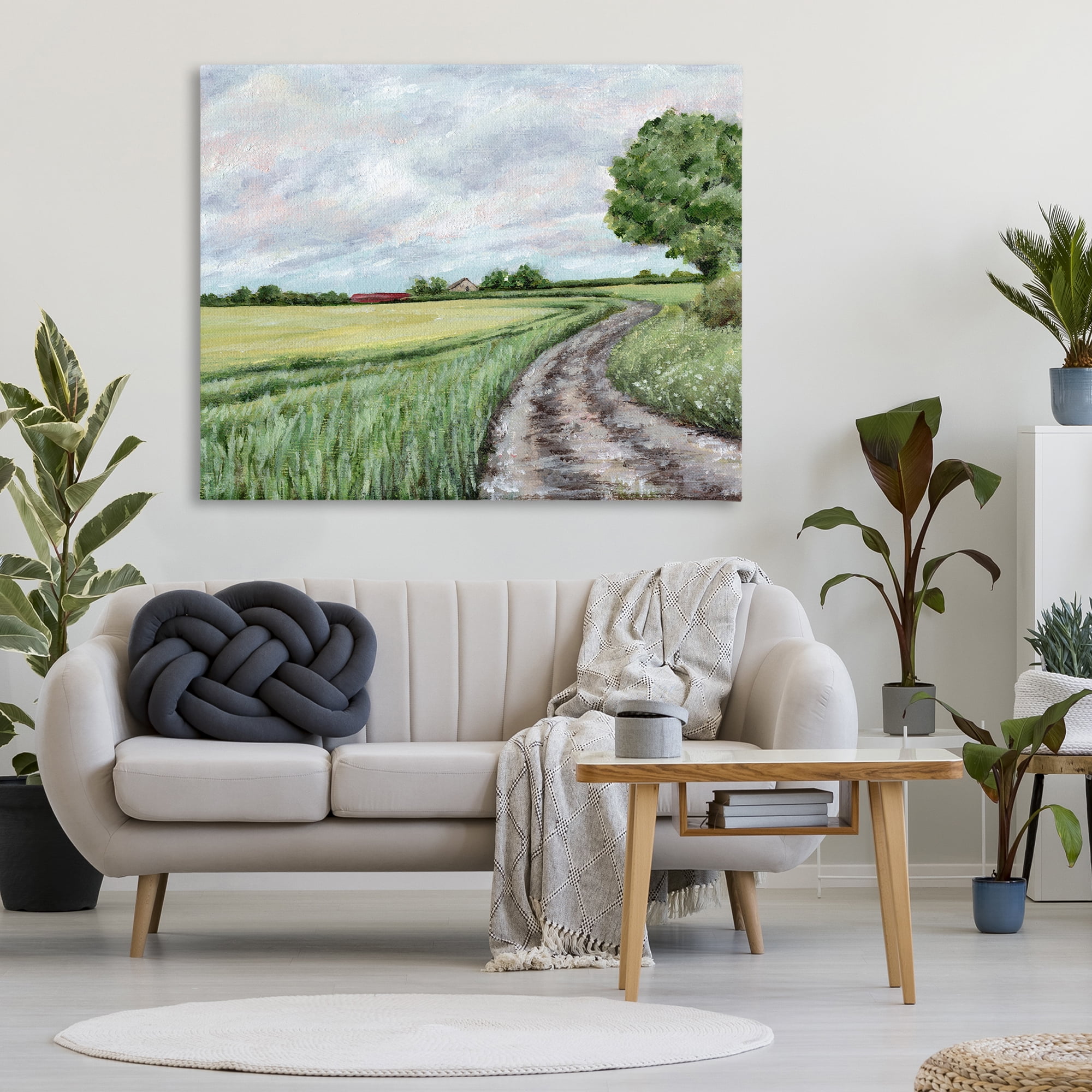 Winding Country Roads Canvas Wall Art, design by Leah Noel Art