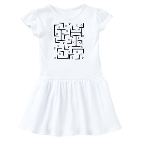 

Inktastic Dark Steel Pattern Gift Toddler Girl Dress