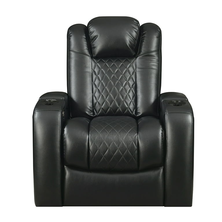 Black sale recliner walmart