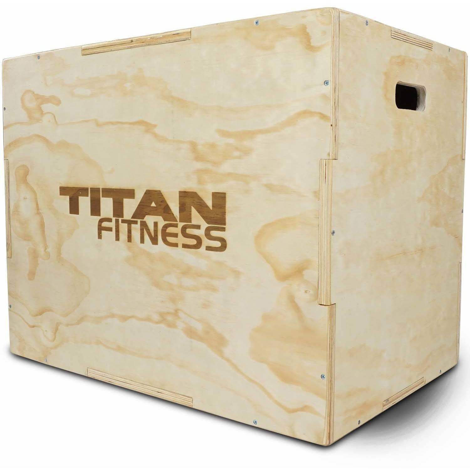 Titan Fitness 20", 24", 30" Wood Plyometric Box