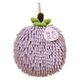 thumbnail image 3 of Naierhg Chenille Hand Towel Cute Persimmon Fruit Super Absorbent Soft Shaggy Hanging Loop Quick Drying Bathroom Kitchen Towel New Year Gift D, 3 of 8