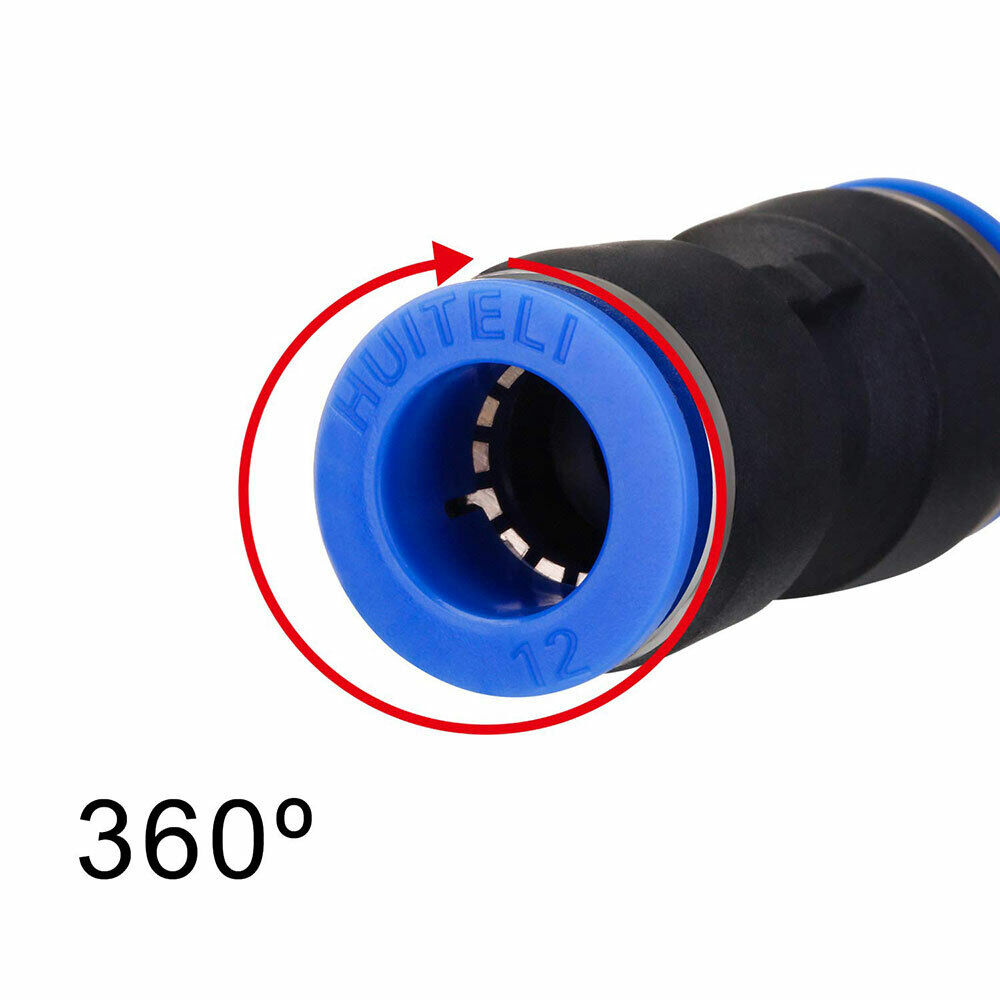 TAILONZ PNEUMATIC Straight Push Connectors Plastic Quick Release Connectors Air