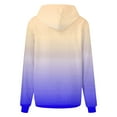 thumbnail image 3 of EchfiProm Sweatshirts for Womens with Pockets Oversized Hoodies Soft Hooded Beige Long Sleeve Pullover Gradient Womems Tops, 3 of 4