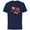 Navy, variant on Marvel Spider-Man Spider Symbol Street Art Thwipp - Short Sleeve Cotton T-Shirt for Adults - Customized-Navy