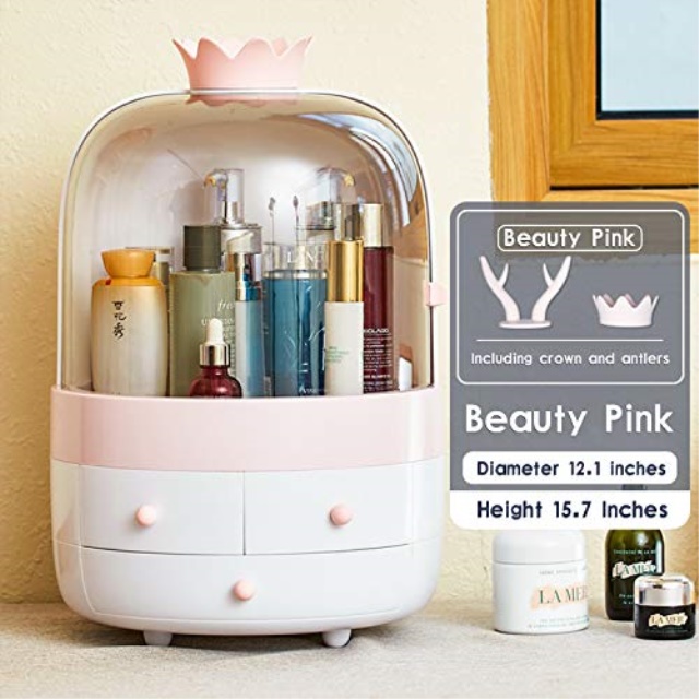 esoul technology multifunctional makeup organizer with dustproof