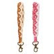 thumbnail image 1 of 2 uds llavero de cuerda de algodón tejido a mano pulsera hecha a mano flor Margarita Accesorios para llaveros colgante de llave de coche, 1 of 5