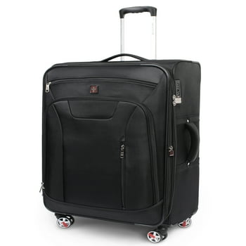 SwissTech Executive 29" 8-Wheel Softside Luggage, Black