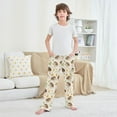 thumbnail image 6 of ALAZA Pajama Pants Cartoon Hedgehog Leaf Pj Bottoms Sleepwear Lounge with Pockets M, 6 of 8