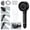 Deep Black, variant on Ion Drops Shower Head, High Pressure Shower Head and Hose Set with 4 Filters, 59‘’ Hose & Bracket, 4 Spray Modes & Pause Switch, Ion Drops Filtered Showerhead with Handheld, Gray