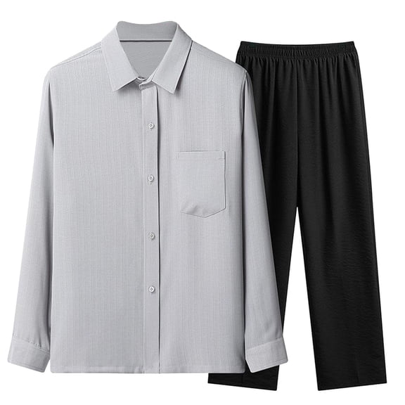 Vedolay Summer Casual Short Sets Men's Short Sets 2 Piece Summer Tracksuit Short Shirt and Shorts Set Casual Sport Suits,Dark Gray L