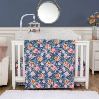 Trend Lab WILD FOREVER 3pc Crib Set Quilt Crib Skirt Fitted Sheet GIRLS  BABY