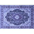 thumbnail image 1 of Ahgly Company Indoor Rectangle Medallion Blue Traditional Area Rugs, 4' x 6', 1 of 4