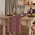 thumbnail image 2 of Table Runners 60 Inches Long Dress Scarves, Red Boho Farmhouse Kitchen/Dining Table Runner, Small Coffee Tablerunners, Vintage Ethnic Tribe 13x60 Inch, 2 of 9