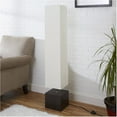 thumbnail image 2 of Mainstays Rice Paper Floor Lamp with Dark Wood Color Base, Bulb and Paper Material Shade, 2 of 3