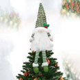 thumbnail image 1 of Decoración navideña, adornos navideños, regalos navideños, decoración de productos navideños, estrella de punto para la copa del árbol de primavera con diseño de bosque para ancianos, estrella roja y, 1 of 6