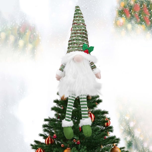Christmas Product Decoration Forest Elderly Spring Tree Top Star Knitted Tree Top Decoration