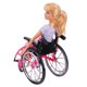 thumbnail image 5 of Doll wheelchair and crutch toy set red mini wheelchair model miniature wheelchair crutch ornaments children's play house toys, 5 of 5