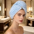 thumbnail image 4 of Gorro Secador de Pelo de Microfibra Cloud Velvet: Suave, Antideslizante y de Rápida Absorción para El Baño y Los Viajes., 4 of 6