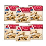 Atkins Blueberry Greek Yogurt Protein Meal Bar, Fiber Bar, High Protein, Meal Replacement, 6/5 Count