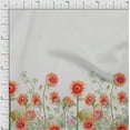 thumbnail image 1 of oneOone Polyester Lycra Fabric Leaves & Flower Panel Decor Fabric Printed BTY 56 Inch Wide, 1 of 3