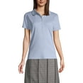 thumbnail image 2 of Lands' End School Uniform Women's Short Sleeve Peter Pan Collar Polo Shirt, 2 of 2
