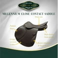 thumbnail image 3 of Henri de Rivel Millennium Covered Close Contact Saddle, 3 of 4