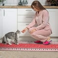 thumbnail image 3 of Red Christmas Striped Pattern Kitchen Rugs Sets Of 2,Anti Fatigue Kitchen Mat Rugs Non Slip Washable,Decorative Kitchen Floor Mats for Kitchen,Sink,Laundry,17"x30"+17"x47", 3 of 7