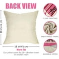 thumbnail image 2 of Hello Valentine''s Day Decorative Throw Pillow Covers 18 x 18 Set of 4, Pink Red Heart Arrow Love is All You Need Outdoor Pillowcase, Stripes Anniversary Wedding Cushion Case Home Decor, 2 of 5