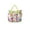 #042-White, variant on Garden Tool Bag Organizer Heavy Duty Stand-Up Gardening Tote with Adjustable Shoulder Strap Multiple Pockets for Gardeners Homeowners and Landscapers Floral Design