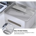 thumbnail image 4 of Desk Organiser Car Tissue Holder Tissue Box Cover Rectangular: Facial Tissue Box Desktop Organizer Glasses Stand Napkin Storage Container for Home Office Kitchen Car Car Mount Tv Stand, 4 of 5