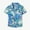 Blue, variant on Boy's Floral Printed Button Down Hawaiian Shirt Short Sleeve Kids Summer Beach Holiday Shirts for Girls 1-13 Years