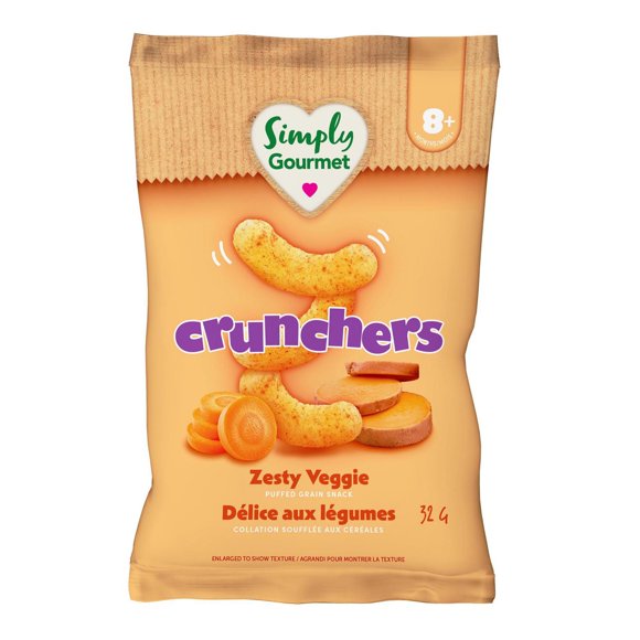 Simply Gourmet Crunchers Zesty Veggie baby snack