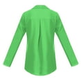 thumbnail image 4 of Mohiass Womens Button Down Shirts Long Sleeve Dressy Casual Blouses Button Up Collared Shirts Tops for Women Green L, 4 of 7