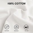 thumbnail image 4 of Unique Bargains Zippered Pillow Cases Breathable Egyptian Cotton, 4 of 9