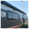 thumbnail image 4 of RV Side Window Metal Frame Acrylic Glass Push-Out Type with Foldable Curtain for Camper Vent, 4 of 6