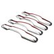 thumbnail image 2 of 4Pcs Car Door Handle Trim Decoration Is Suitable for XC60 XC90 S90 V90 2018 2019 2020 Chrome Access, 2 of 5