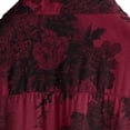 thumbnail image 6 of Domuza Casual Shirts for Men Hawaiian Short Sleeve Beach Shirts Tropical Flower Printed Button Down T Shirt Collared Holiday Summer Blouse Wine M, 6 of 6