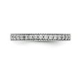 thumbnail image 4 of Solid 14K White Gold Diamond Wedding Band Ring Size 8.5 (.225 cttw.), 4 of 8